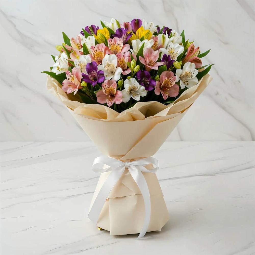 Букет цветов из: Альстромерии в Лихославле