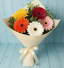Букет цветов из:  Герберы в Лихославле