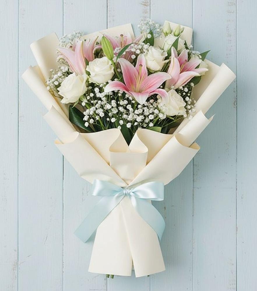 Букет цветов из: Лилии в Лихославле