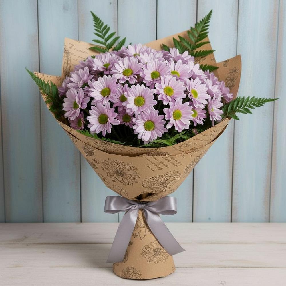 Букет цветов из: Хризантемы в Лихославле