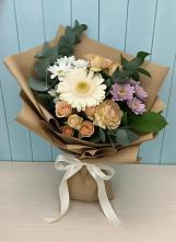 Букет цветов из:  Герберы и Хризантемы в Лихославле