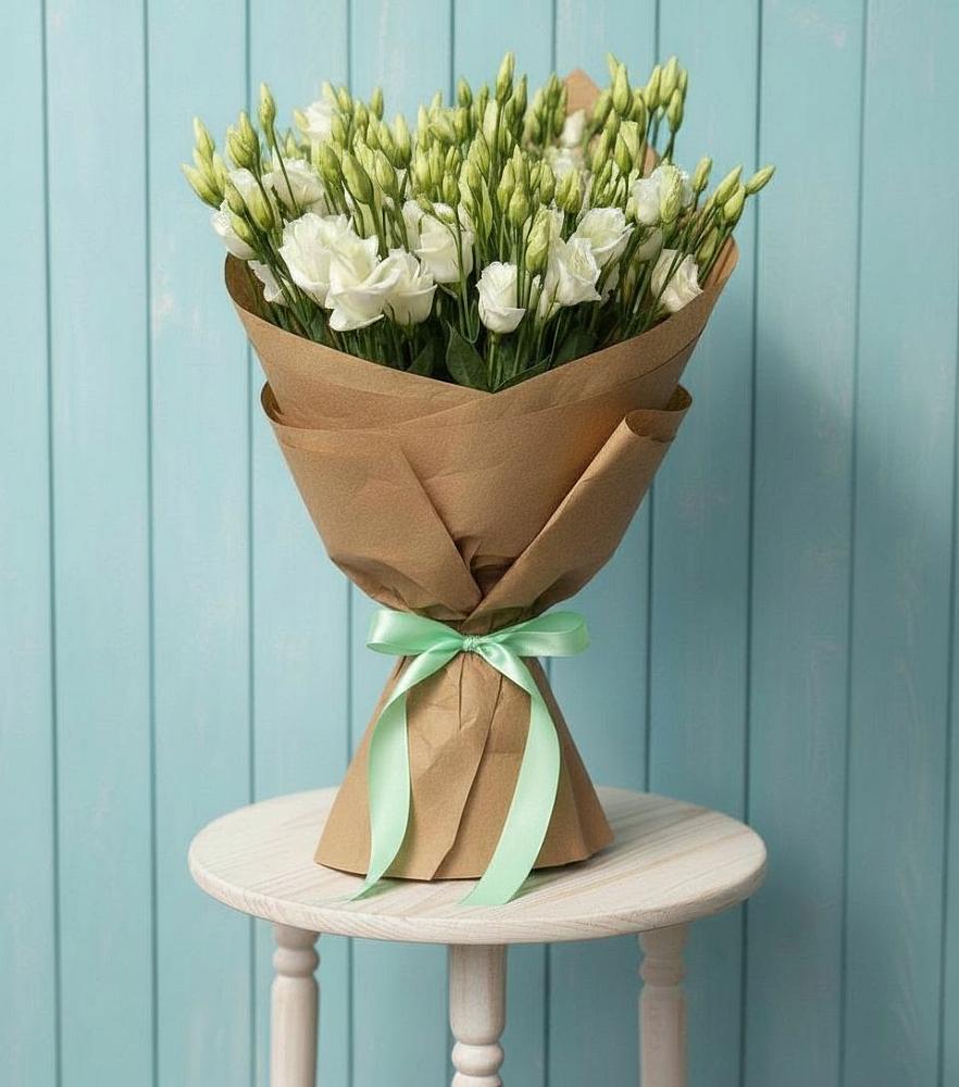 Букет цветов из: Лизиантусы в Лихославле