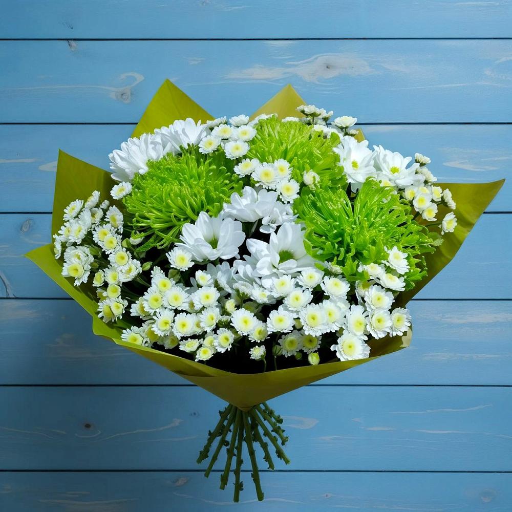 Букет цветов из: Хризантемы в Лихославле