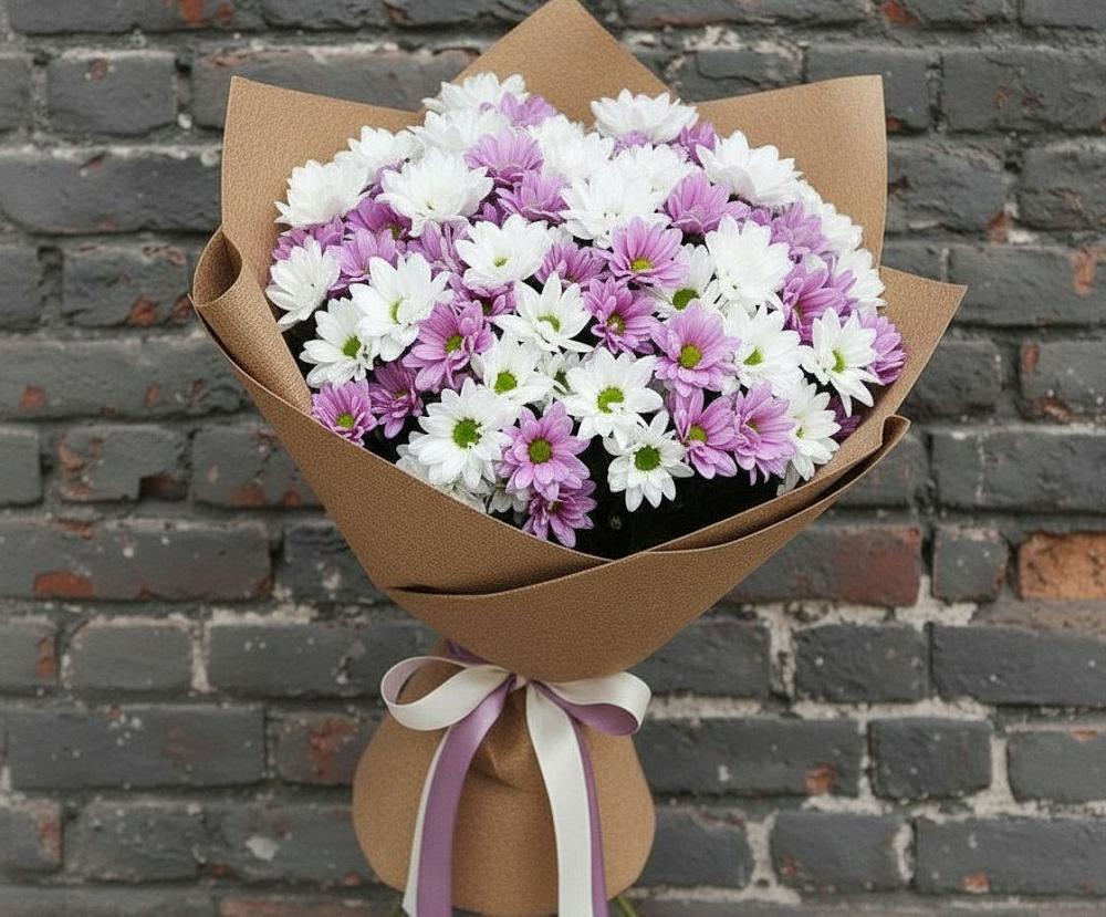 Букет цветов из: Хризантемы в Лихославле