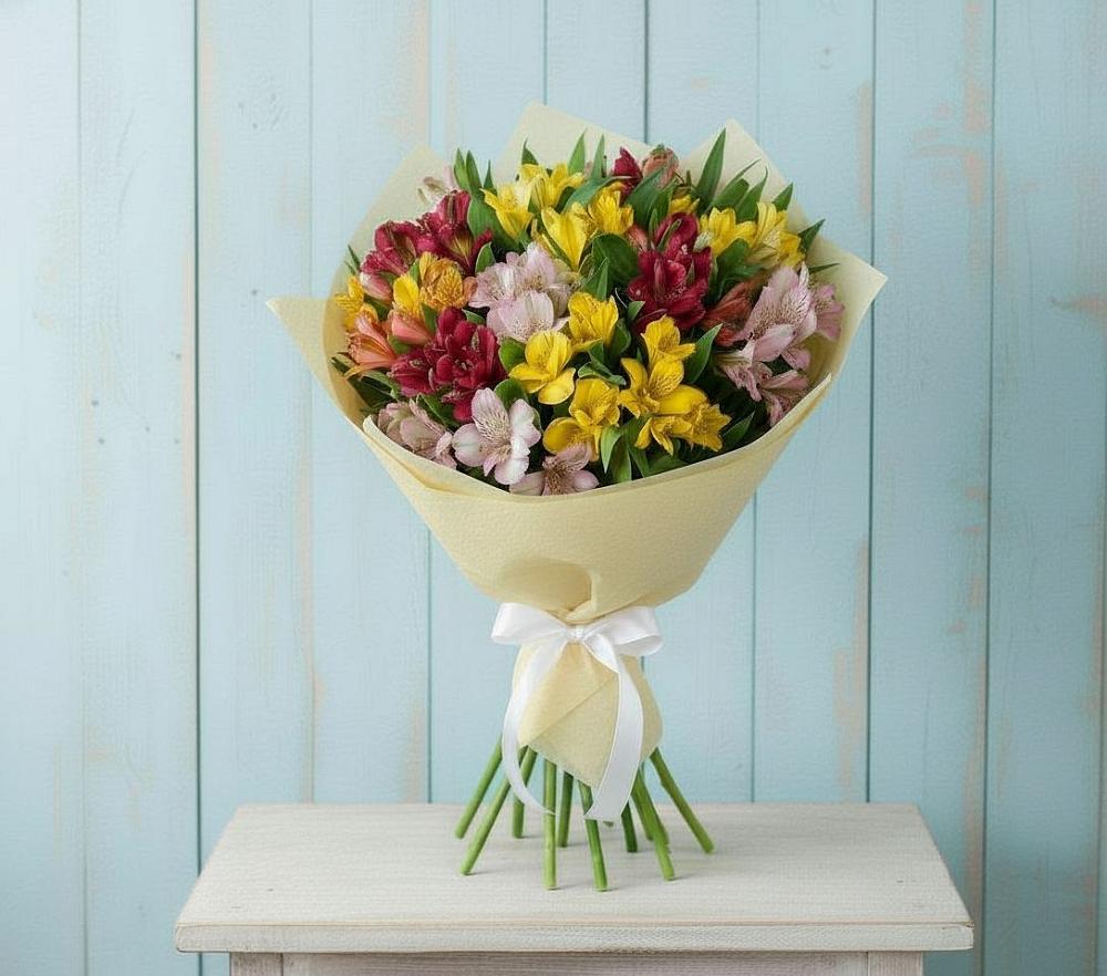 Букет цветов из: Альстромерии в Лихославле