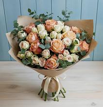 Букет цветов из:  Альстромерии и Розы #REPLACE_PRED# Лихославле